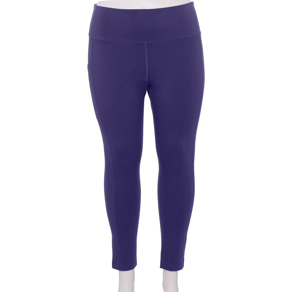 Plus Size Tek GearĀ® Pocket High-Waisted 7/8 Leggings - Image 9