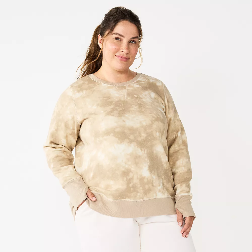 Plus Size Tek GearĀ® Ultrasoft Fleece Crewneck Sweatshirt - Image 53