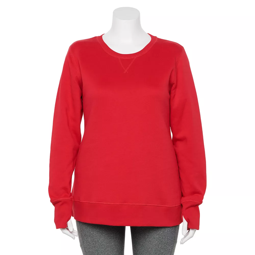Plus Size Tek GearĀ® Ultrasoft Fleece Crewneck Sweatshirt - Image 24