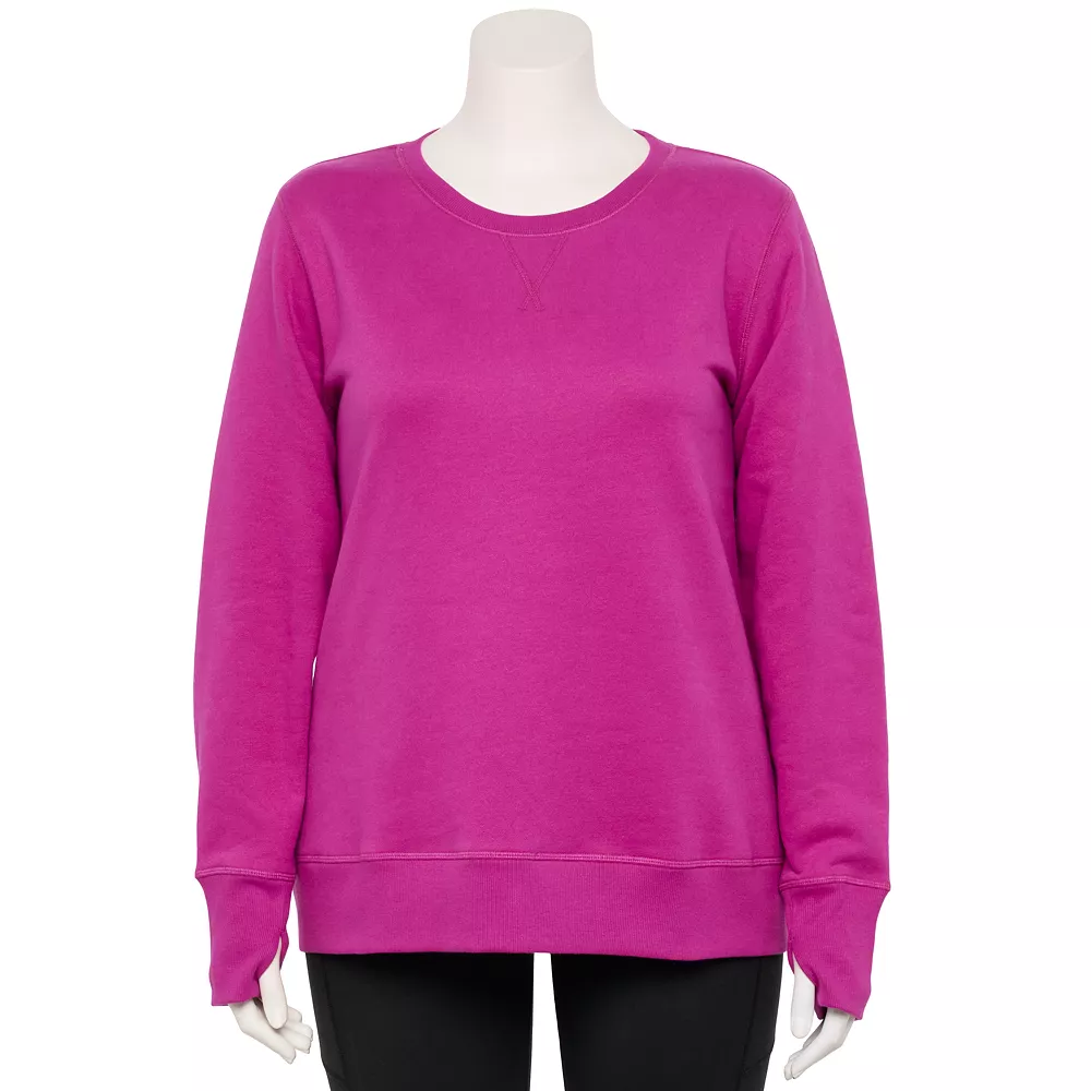 Plus Size Tek GearĀ® Ultrasoft Fleece Crewneck Sweatshirt - Image 47