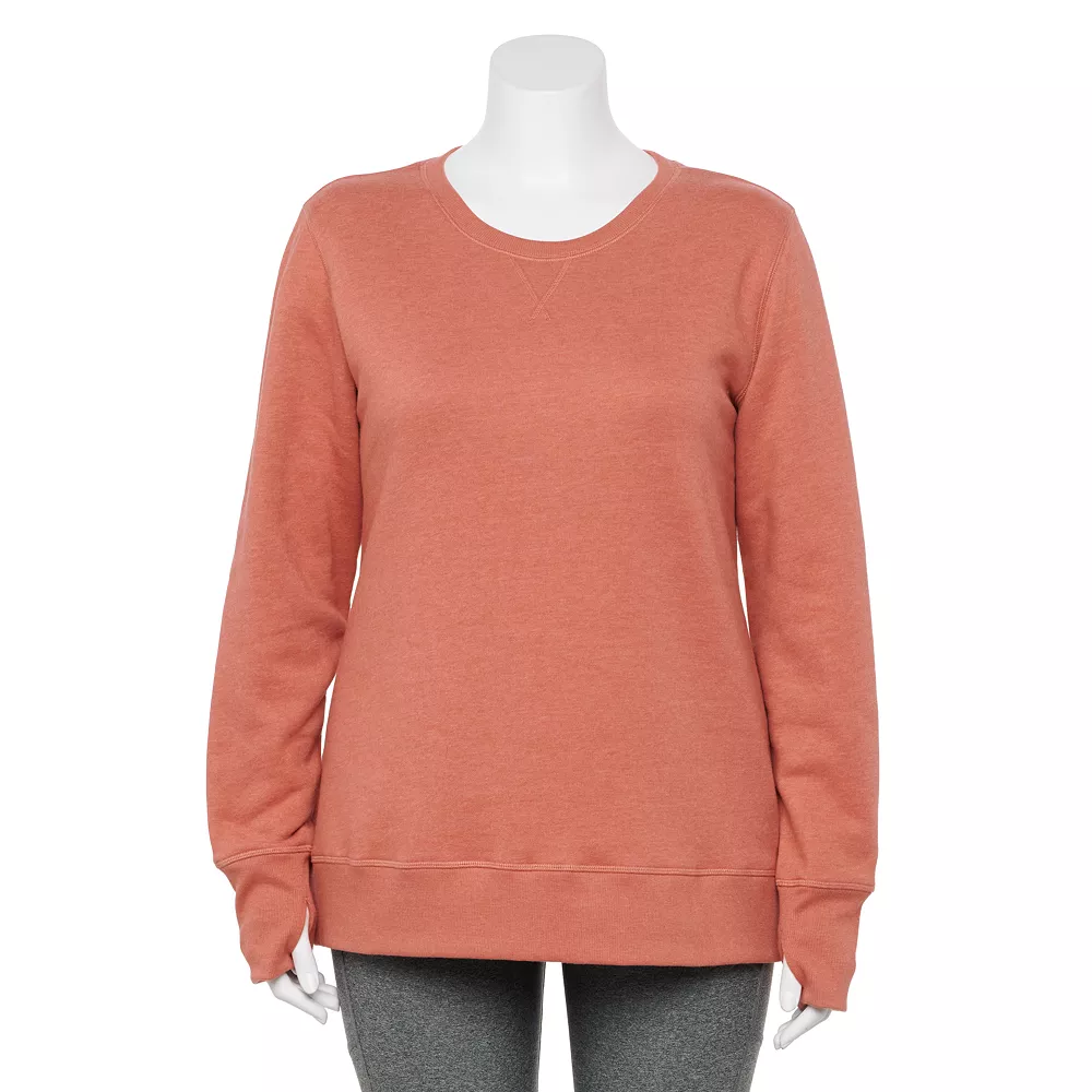 Plus Size Tek GearĀ® Ultrasoft Fleece Crewneck Sweatshirt - Image 3