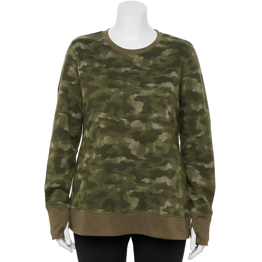 Plus Size Tek GearĀ® Ultrasoft Fleece Crewneck Sweatshirt - Image 19