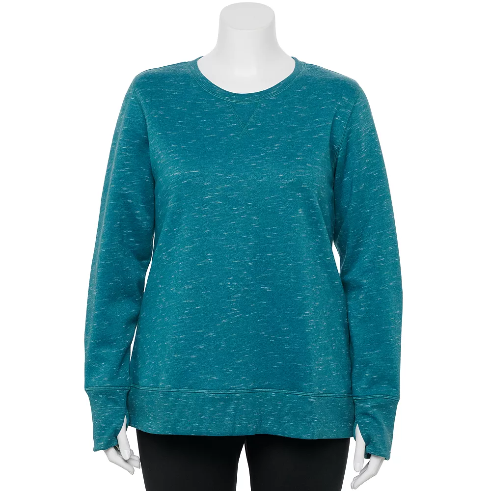 Plus Size Tek GearĀ® Ultrasoft Fleece Crewneck Sweatshirt - Image 25