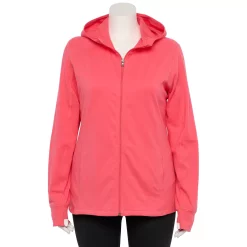 Plus Size Tek GearĀ® Essential Hooded Jacket