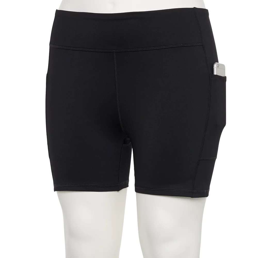 Plus Size Tek GearĀ® Core 5-in. High-Waisted Bike Shorts