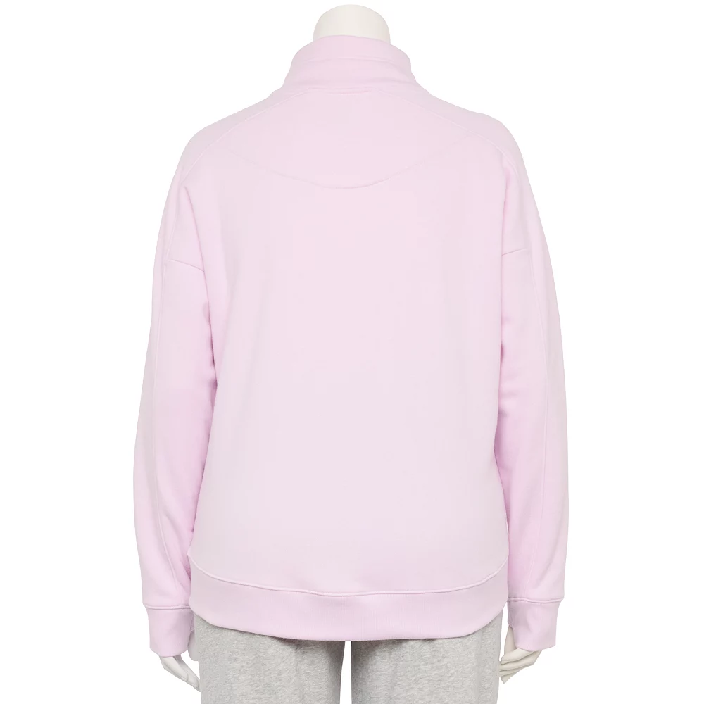 Plus Size Tek GearĀ® Quarter-Zip Ultrasoft Fleece Jacket - Image 2