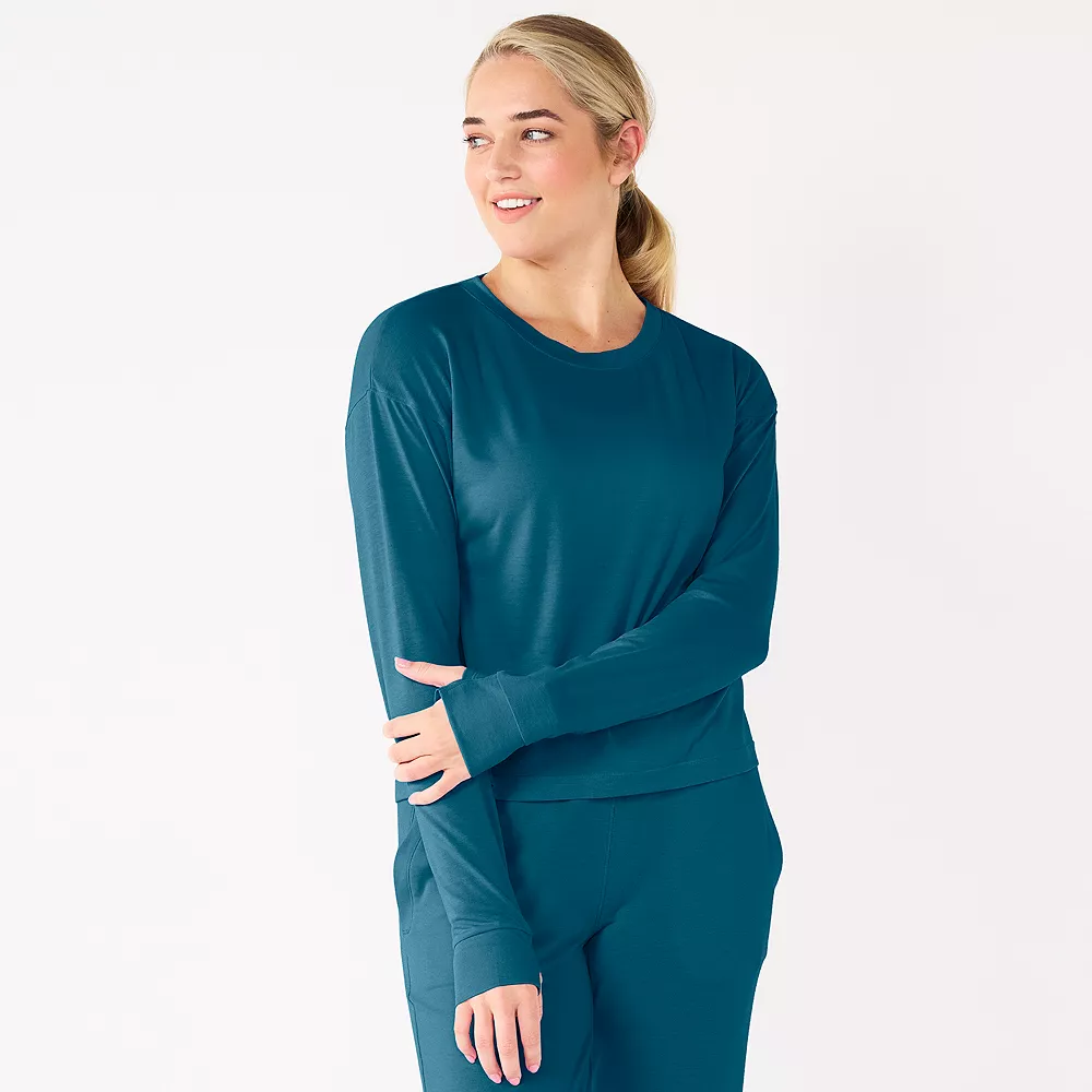 Women's Tek GearĀ® Crewneck Long Sleeve Tee - Image 6