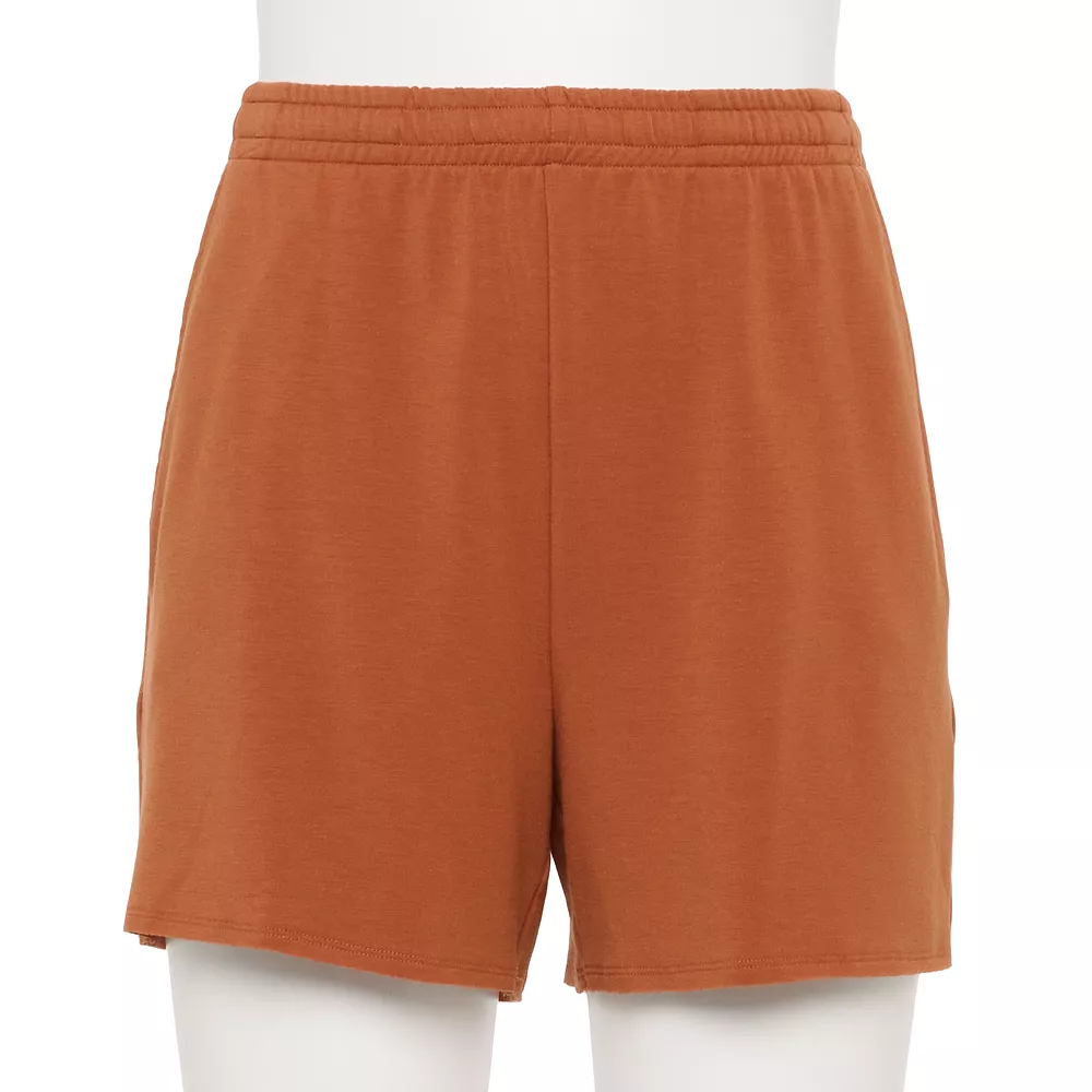 Women's Tek GearĀ® French Terry Raw-Hem Shorts - Image 3