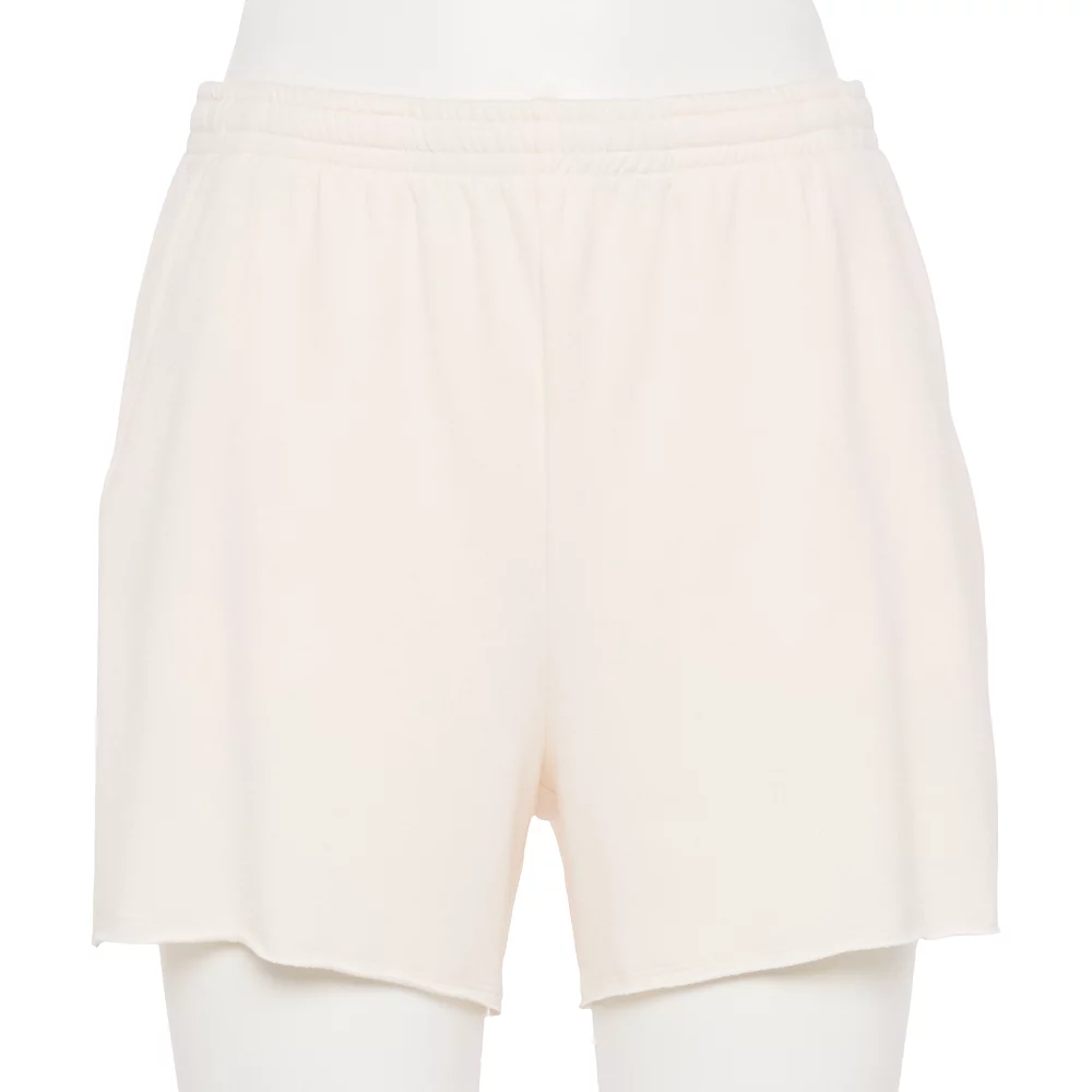 Women's Tek GearĀ® French Terry Raw-Hem Shorts - Image 2