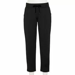Petite Tek Gear® Weekend French Terry Ankle Pants