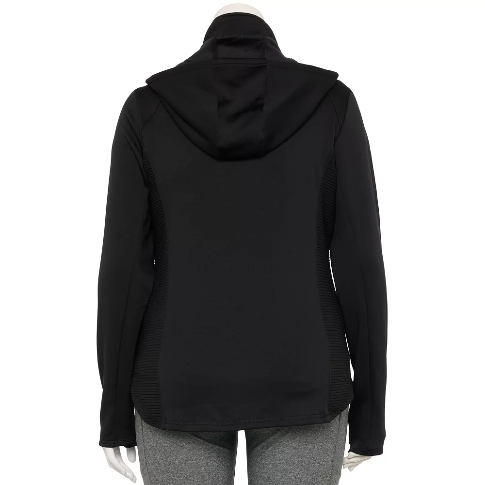 Plus Size Tek GearĀ® Hooded Mixed-Media Jacket - Image 10