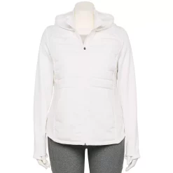 Plus Size Tek GearĀ® Hooded Mixed-Media Jacket