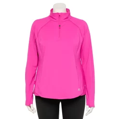 Plus Size Tek GearĀ® Quarter-Zip Performance Jacket
