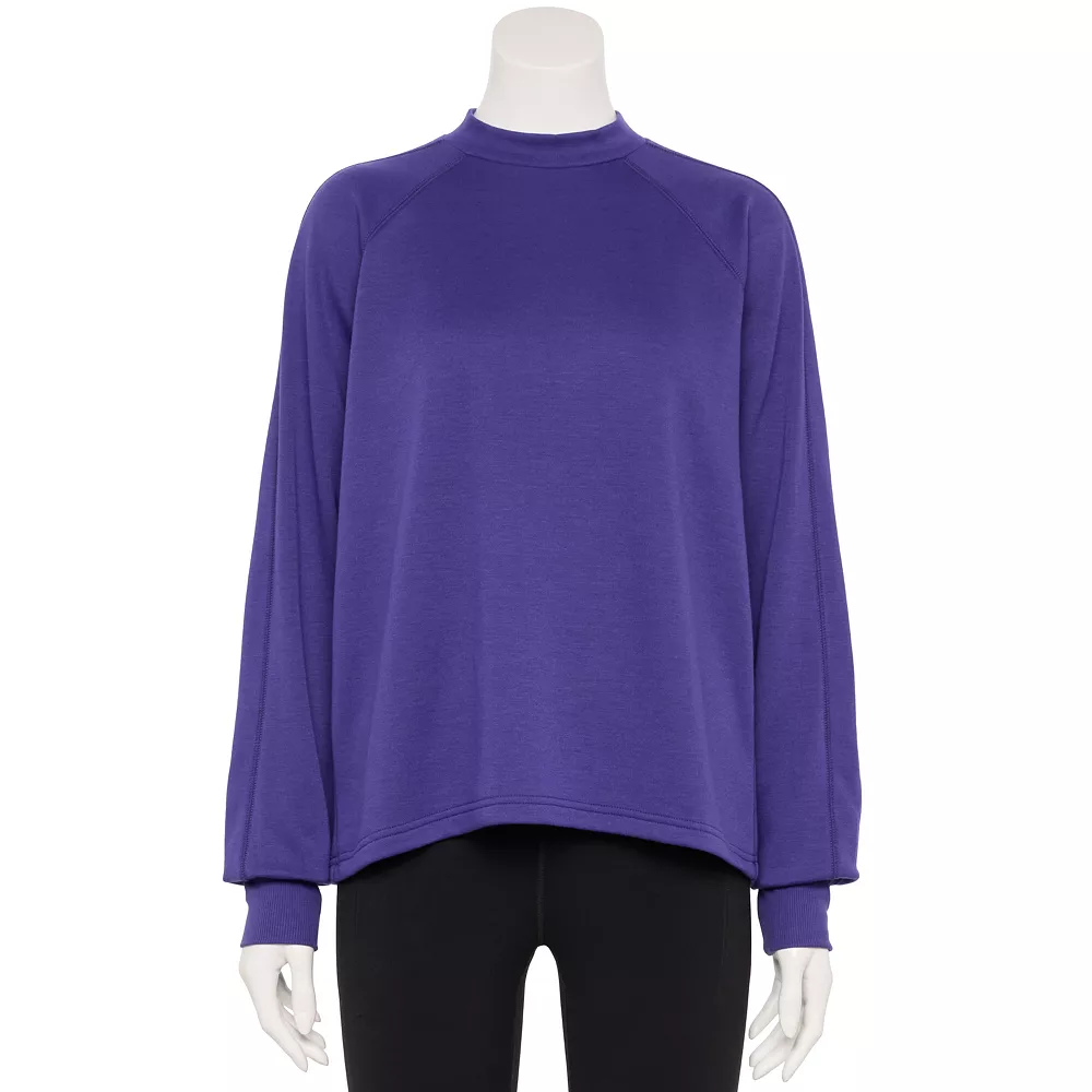 Women's Tek GearĀ® Stretch Fleece Mockneck Sweatshirt - Image 4