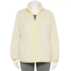 Plus Size Tek GearĀ® Plush Zip-Up Jacket
