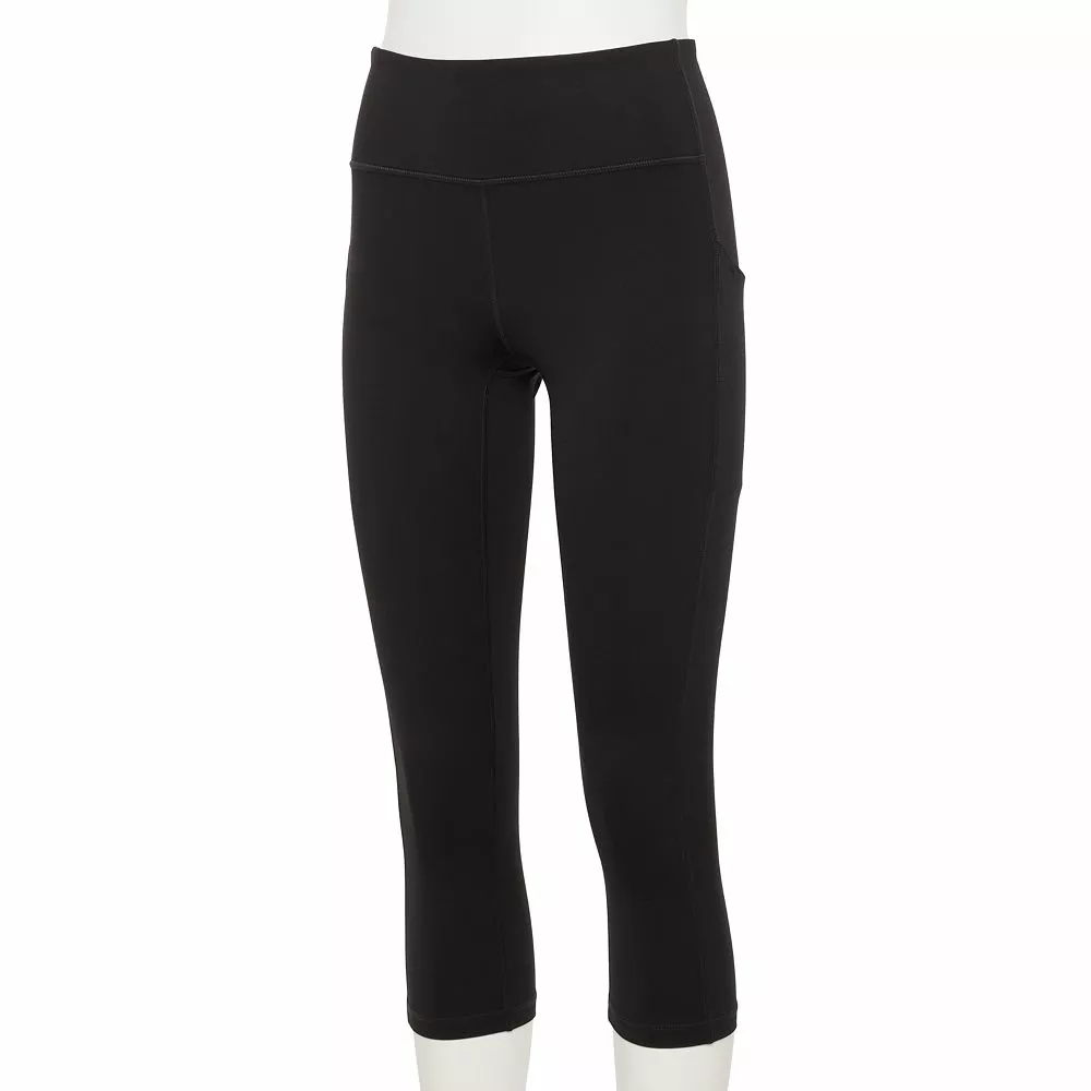 Petite Tek GearĀ® Ultrastretch Pocket High-Waisted Capri Leggings